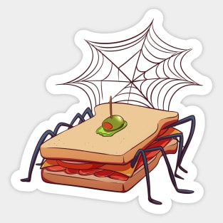 Sandwich Halloween Cute Food Sticker